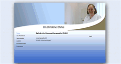 Desktop Screenshot of dr-ehrke.de