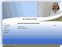 Tablet Screenshot of dr-ehrke.de